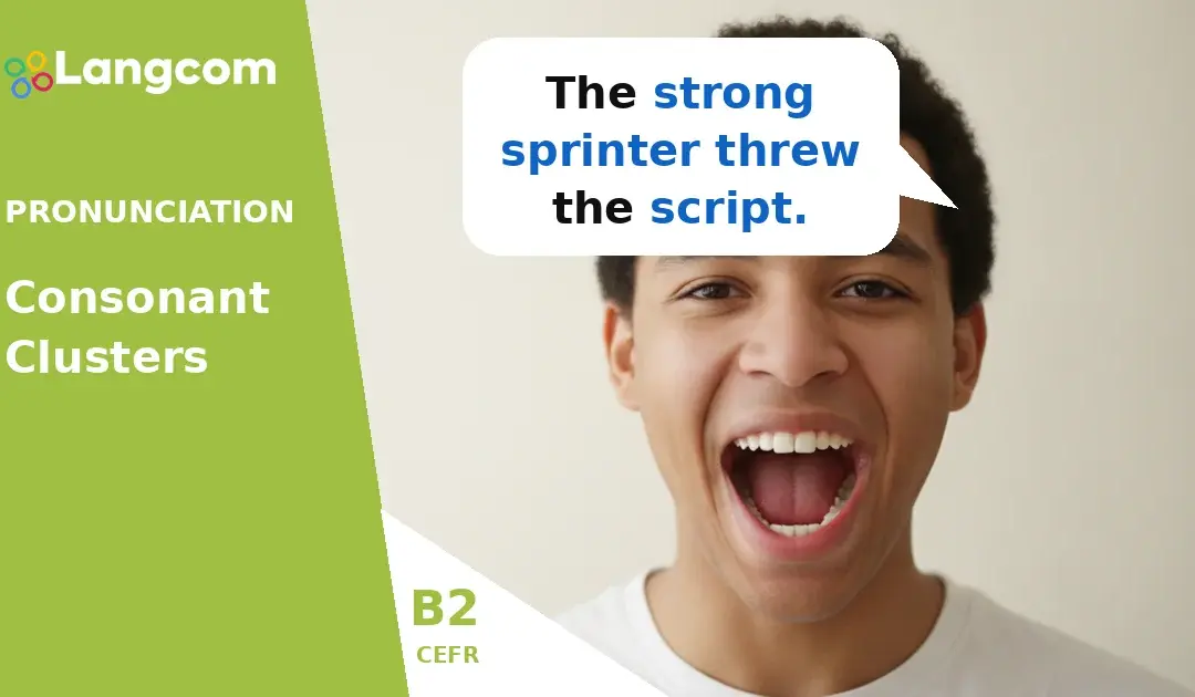 Mastering English Consonant Clusters: A B2 Pronunciation Guide