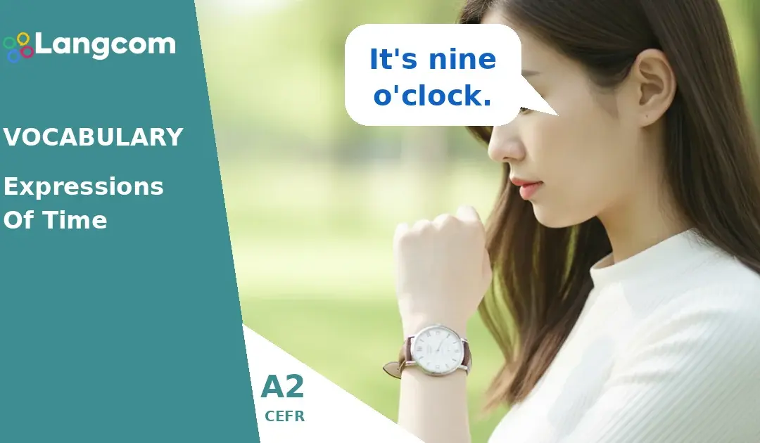 How to Tell the Time in English (A2 Vocabulary)
