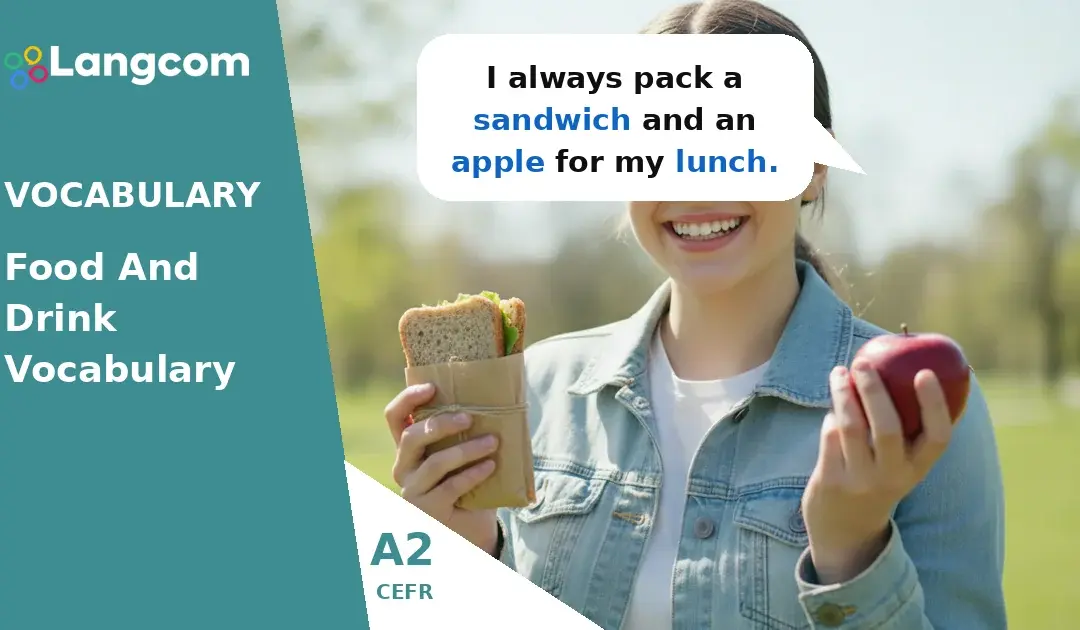 A2 Lunch Box Vocabulary: Essential Food & Drink Words