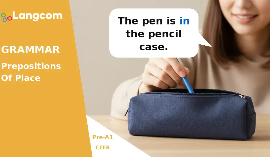 Aprenda as preposições de lugar: dentro, em cima, embaixo, ao lado (Inglês pré-A1)