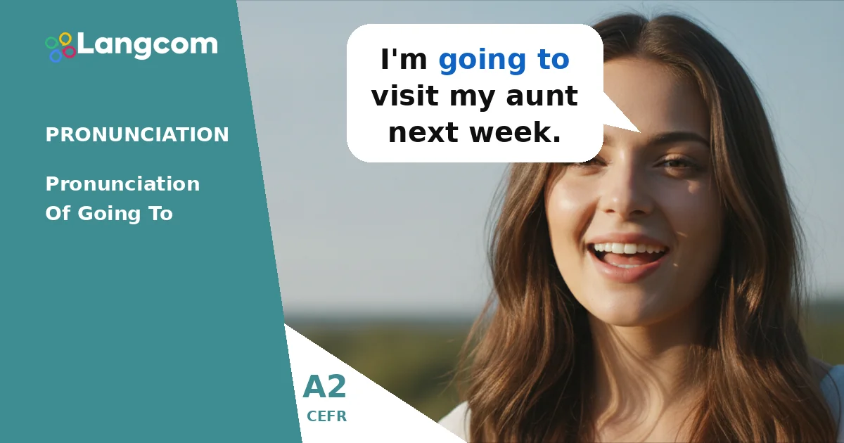 Mastering 'Going To' Pronunciation: A2 English Guide — A2 English pronunciation lesson by Langcom
