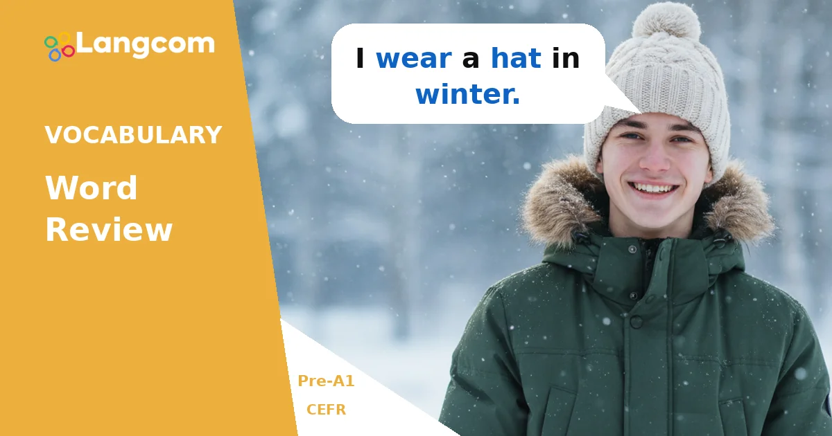 Pre-A1 English Clothing Vocabulary: Learn Common Clothes Words Pre-A1 English Clothing Vocabulary: Learn Common Clothes Words — Pre-A1 English vocabulary lesson by Langcom